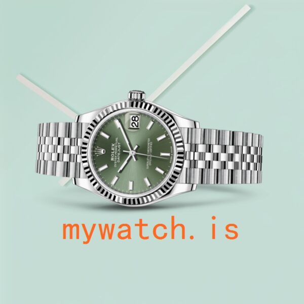 Rolex Datejust Unisex 31mm m278274-0018 Silver-tone Green Dial - Image 4