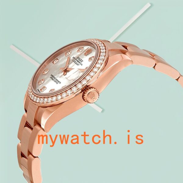 Rolex Datejust Ladies 31mm m278285rbr-0011 Diamond Bezel Rose Gold-tone - Image 2