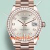 Rolex Datejust 31mm Ladies m278285rbr-0030 Silver Dial Automatic