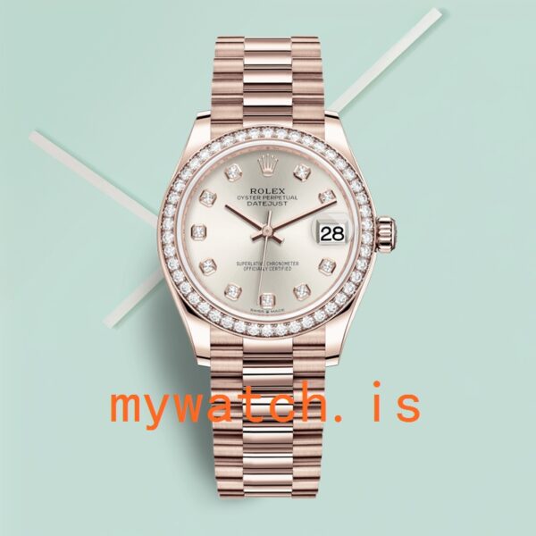 Rolex Datejust 31mm Ladies m278285rbr-0030 Silver Dial Automatic - Image 3