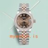 Rolex Datejust m278381rbr-0006 Ladies 31mm Diamond Bezel Silver-tone - Image 2