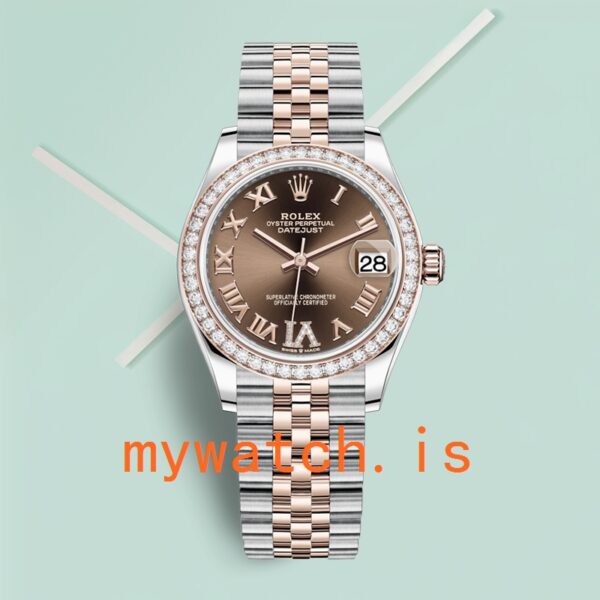 Rolex Datejust m278381rbr-0006 Ladies 31mm Diamond Bezel Silver-tone - Image 2