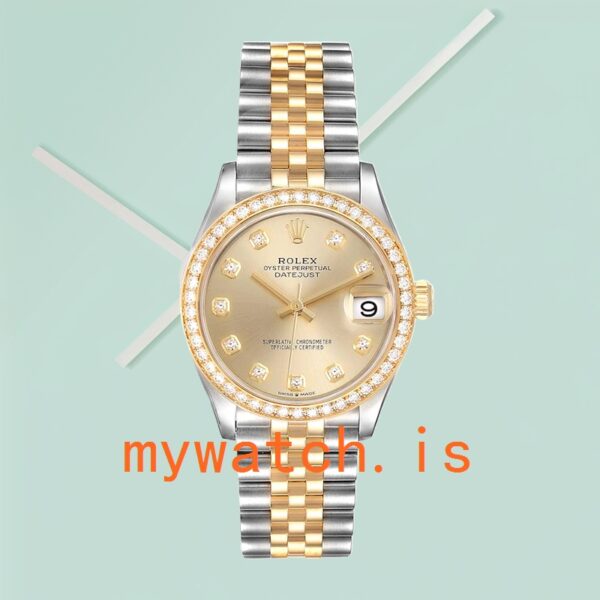 Rolex Datejust 31mm m278383rbr-0026 Ladies Champagne Dial - Image 2