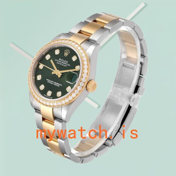 Rolex Datejust Ladies m278383rbr-0029 31mm Green Dial Automatic - Image 4