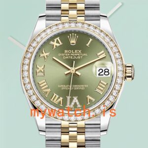 Rolex Datejust 31mm Ladies m278383rbr-0016 Jubilee Bracelet Diamond Bezel