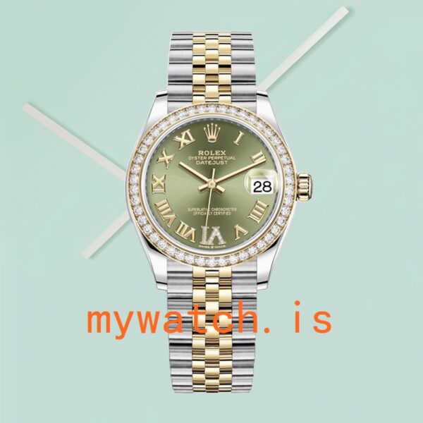 Rolex Datejust 31mm Ladies m278383rbr-0016 Jubilee Bracelet Diamond Bezel - Image 2