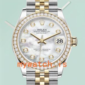 Rolex Datejust 31mm m278383rbr-0028 Ladies Diamond Bezel Automatic