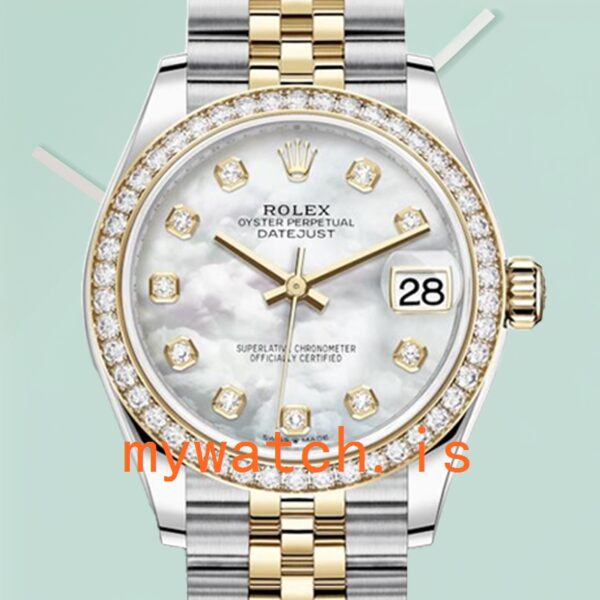 Rolex Datejust 31mm m278383rbr-0028 Ladies Diamond Bezel Automatic