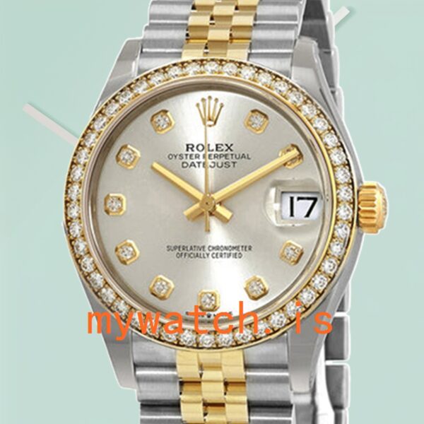 Rolex Datejust 31mm Ladies m278383rbr-0020 Silver Dial