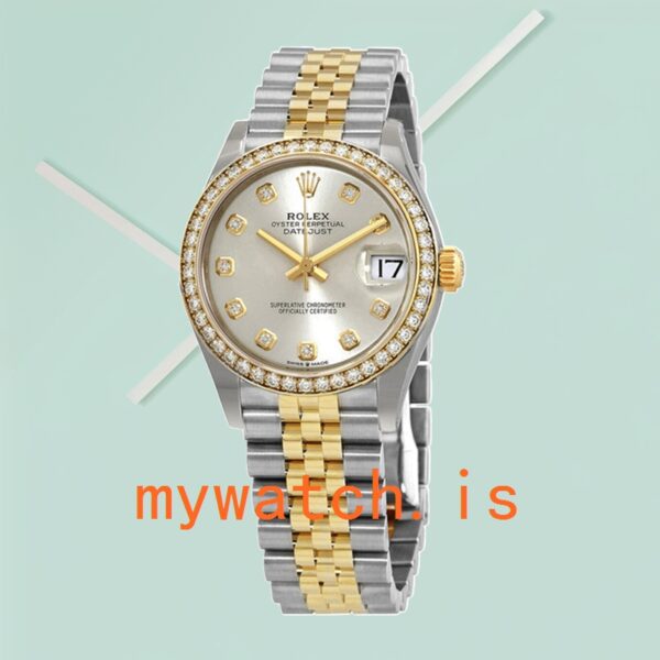 Rolex Datejust 31mm Ladies m278383rbr-0020 Silver Dial - Image 2