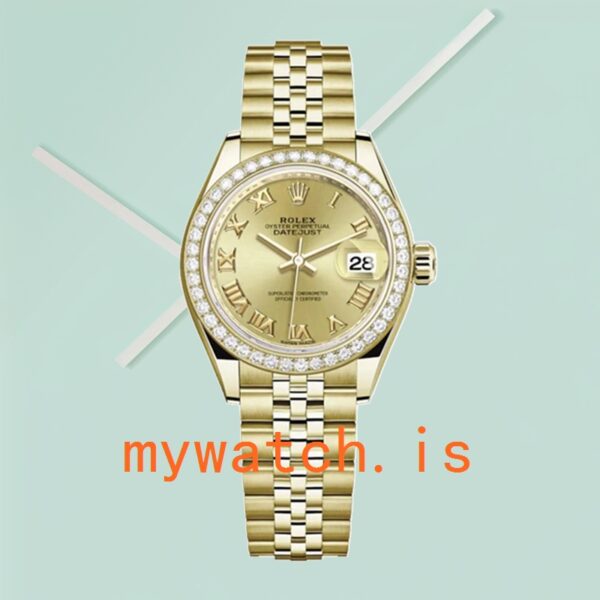 Rolex Datejust Ladies m279138rbr-0022 28mm Champagne Dial - Image 2