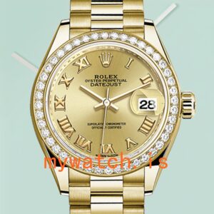 Rolex Datejust m279138rbr-0021 28mm Ladies Diamond Bezel Automatic
