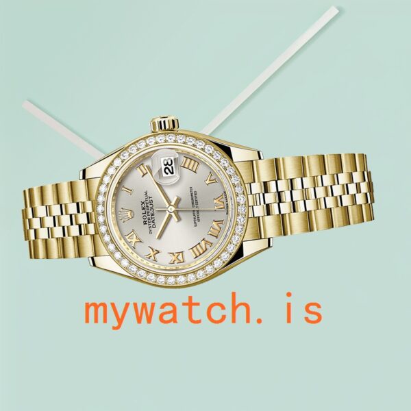 Rolex Datejust m279138rbr-0018 28mm Ladies Silver Dial Gold-tone - Image 4
