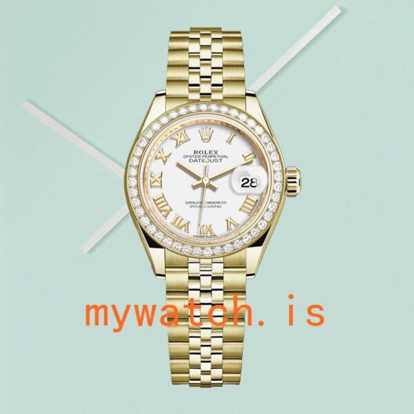 Rolex Datejust m279138rbr-0032 Ladies 28mm Automatic Gold-tone - Image 2