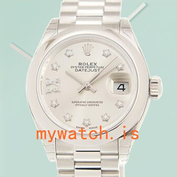 Rolex Datejust 28mm Ladies m279166-0001 Silver-tone