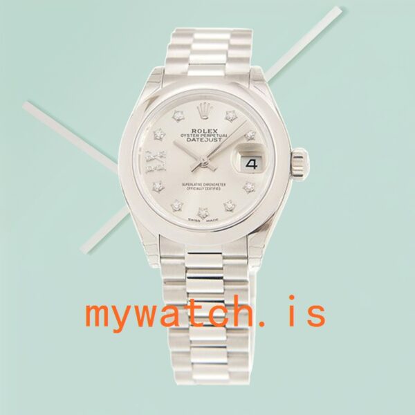 Rolex Datejust 28mm Ladies m279166-0001 Silver-tone - Image 2