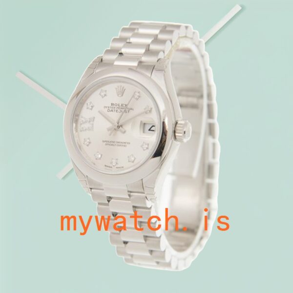 Rolex Datejust 28mm Ladies m279166-0001 Silver-tone - Image 4