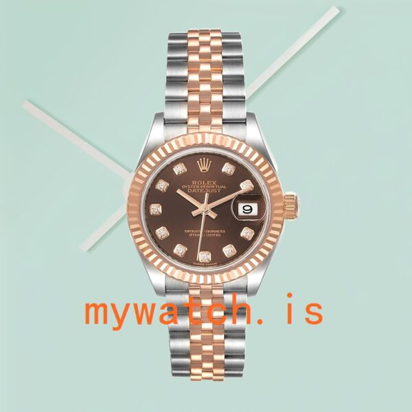 Rolex Datejust 279171 28mm Ladies Stainless Steel Jubilee Bracelet - Image 3