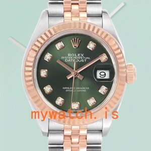Rolex Datejust Ladies 279171 28mm Green Dial Stainless Steel