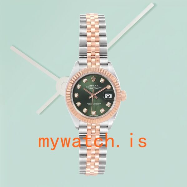 Rolex Datejust Ladies 279171 28mm Green Dial Stainless Steel - Image 2