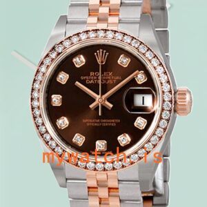 Rolex Datejust 28mm m279381rbr-0011 Ladies Diamond Bezel