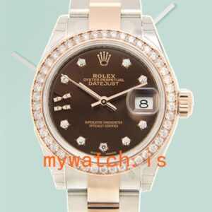 Rolex Datejust 28mm m279381rbr-0004 Ladies Automatic Chocolate Dial