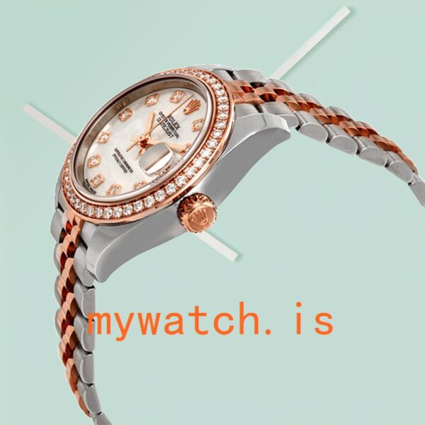 Rolex Datejust m279381rbr-0013 28mm Ladies Mother of Pearl Dial - Image 4