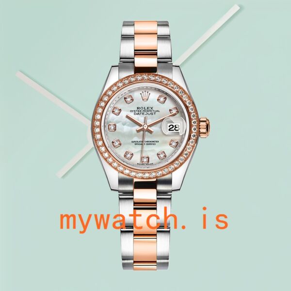 Rolex Datejust 28mm m279381rbr-0014 Ladies Silver-tone - Image 3
