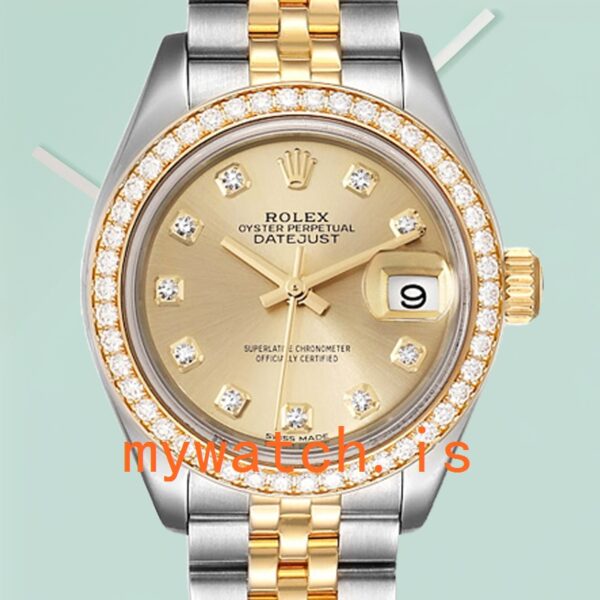Rolex Datejust Ladies 28mm m279383rbr-0011 Diamond Bezel