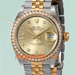 Rolex Datejust 28mm Ladies m279383rbr-0021 Automatic