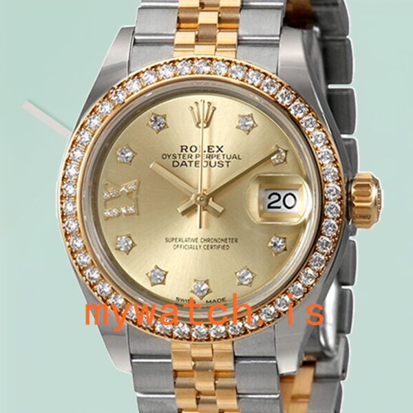Rolex Datejust 28mm Ladies m279383rbr-0021 Automatic