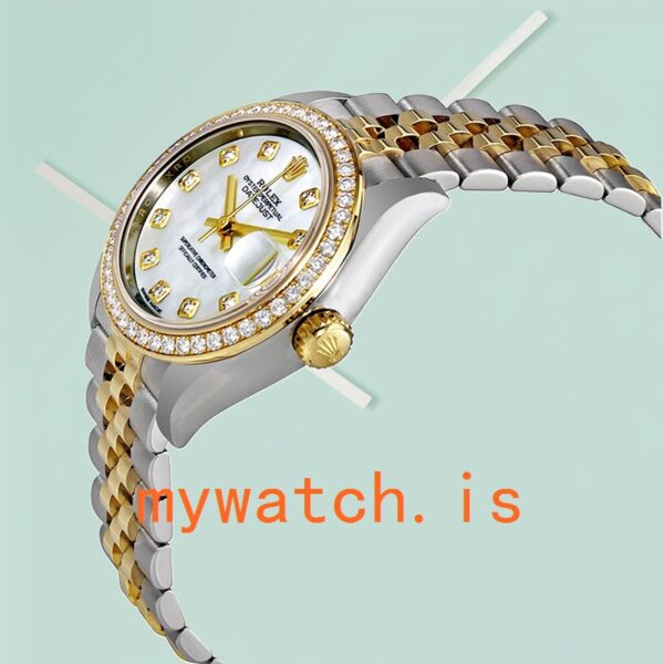 Rolex Datejust 28mm m279381rbr-0014 Ladies Silver-tone (Copy) - Image 4