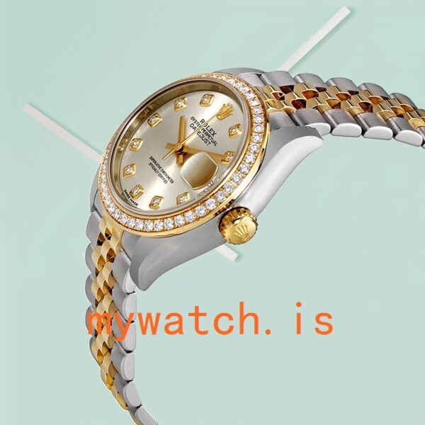 Rolex Datejust m279383rbr-0007 Ladies 28mm Jubilee Bracelet Automatic - Image 2