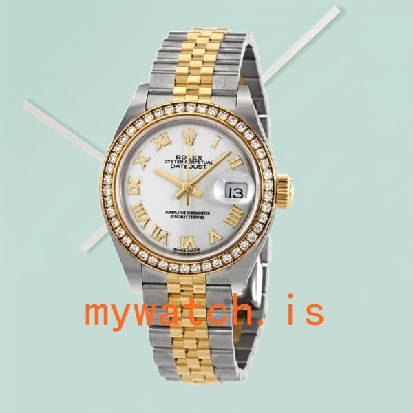 Rolex Datejust m279383rbr-0023 Ladies 28mm White Dial - Image 2