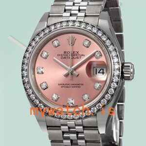 Rolex Datejust 28mm Ladies m279384rbr-0003 Diamond Bezel