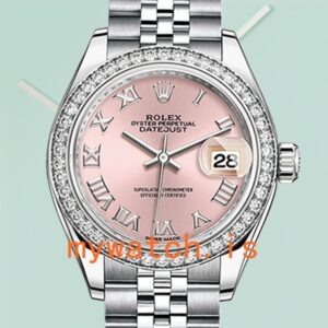 Rolex Datejust m279384rbr-0005 Ladies 28mm Pink Dial