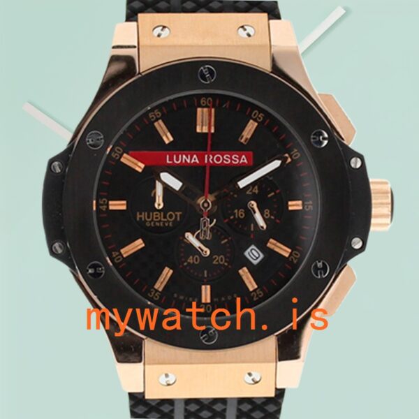 Hublot Big Bang 44mm Men’s 301.CM.131.RX.LUN06 Stainless Steel/Ceramic bezel Rose Gold-tone - Image 3