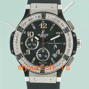 Hublot Big Bang Ladies 301.SM.1770.GR 38mm Rubber Band Silver-tone
