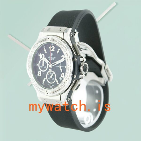 Hublot Big Bang Ladies 301.SM.1770.GR 38mm Rubber Band Silver-tone - Image 4
