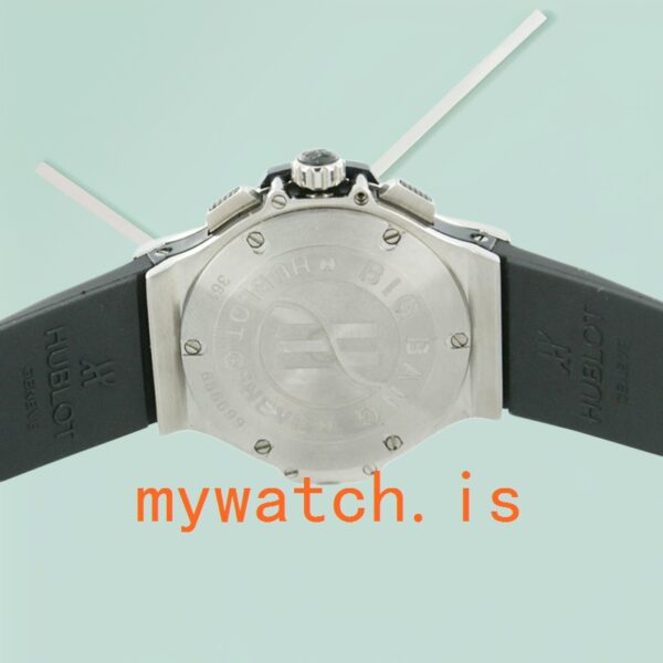 Hublot Big Bang Ladies 301.SM.1770.GR 38mm Rubber Band Silver-tone - Image 3
