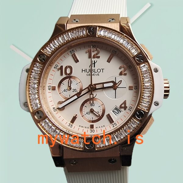 Hublot Big Bang Ladies/Men’s 38mm/44mm 341.PE.230.RW.114 Rubber Band - Image 3