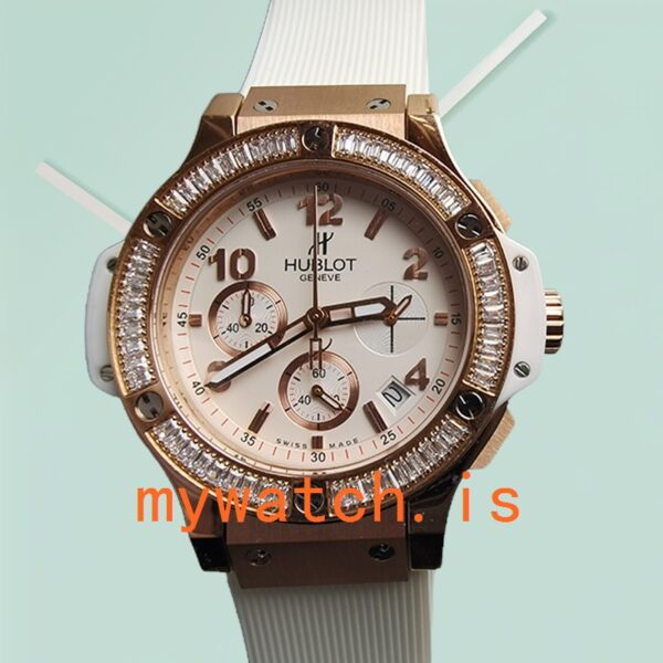 Hublot Big Bang Ladies/Men’s 38mm/44mm 341.PE.230.RW.114 Rubber Band - Image 2