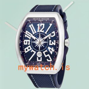 Franck Muller Vanguard 45mm Men’s 45SCYACHTBLU Blue Dial