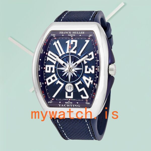 Franck Muller Vanguard 45mm Men’s 45SCYACHTBLU Blue Dial - Image 2