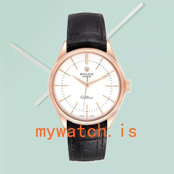 Rolex Cellini 39mm Men’s m50505-0021 Leather Strap - Image 2