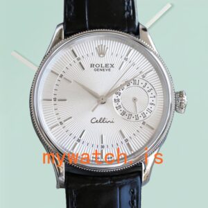 Rolex Cellini m50519-0006 39mm Men’s Leather Strap