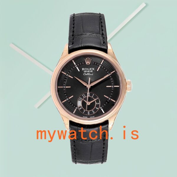Rolex Cellini m50525-0011 Men’s 39mm Black Dial - Image 2