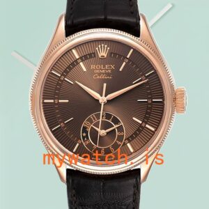 Rolex Cellini Men’s m50525-0016 39mm Stainless Steel Rose Gold-tone