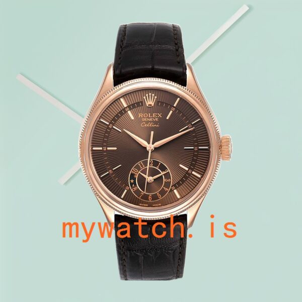 Rolex Cellini Men’s m50525-0016 39mm Stainless Steel Rose Gold-tone - Image 2