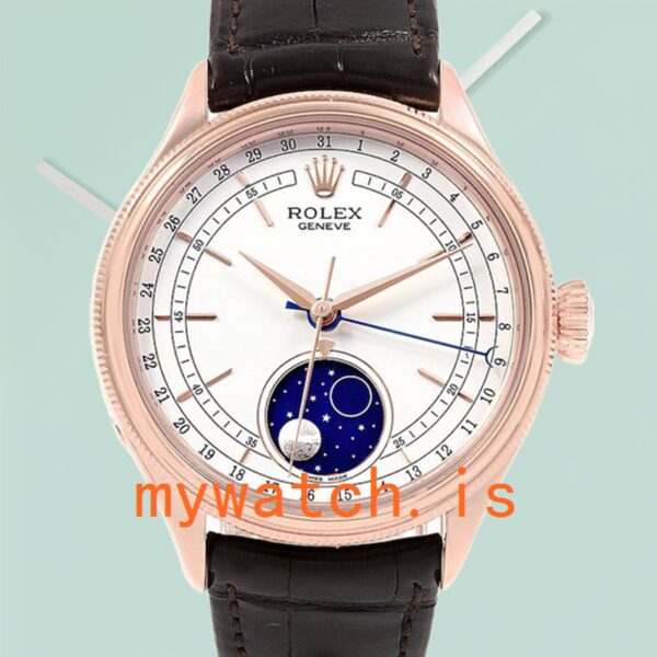 Rolex Cellini m50535-0002 39mm Men’s Rose Gold-tone Stainless Steel